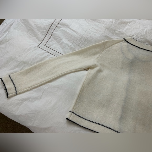 CHICJOC Women Cardigan with front pockets in white size 38 - Picture 6 of 16